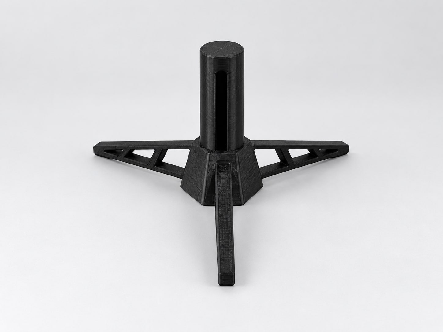 Black ITERA tripod desktop display stand